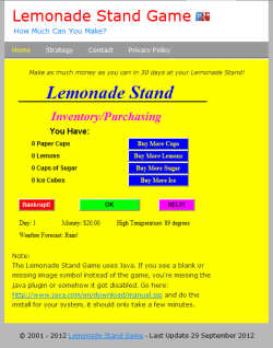 Lemonaide Stand Lemonaide Stand